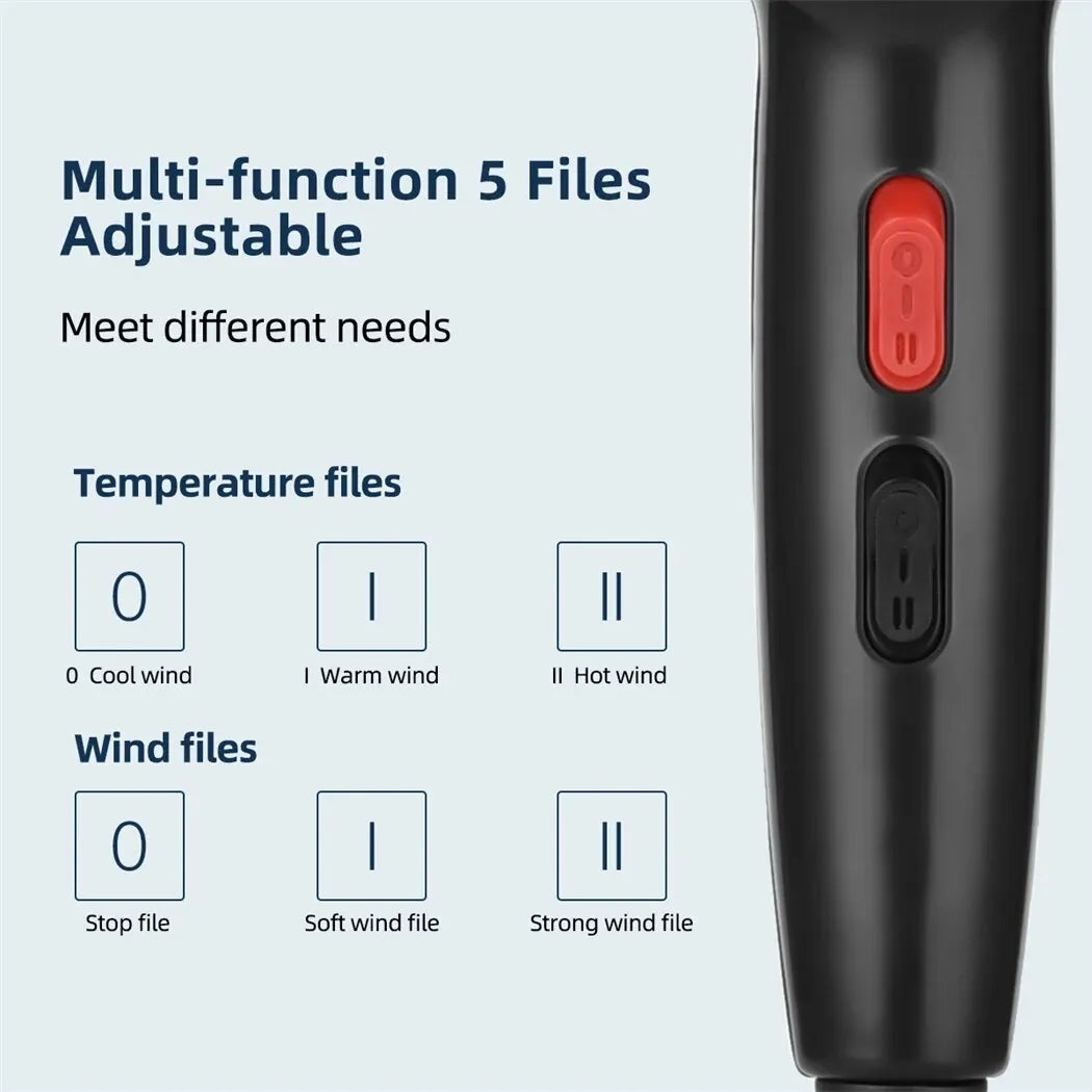 1600W Professional Hair Dryer Negative Ion