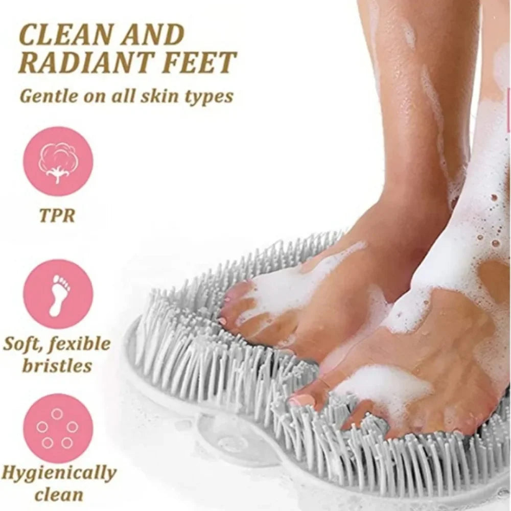 Silicone Shower Foot & Back Scrubber