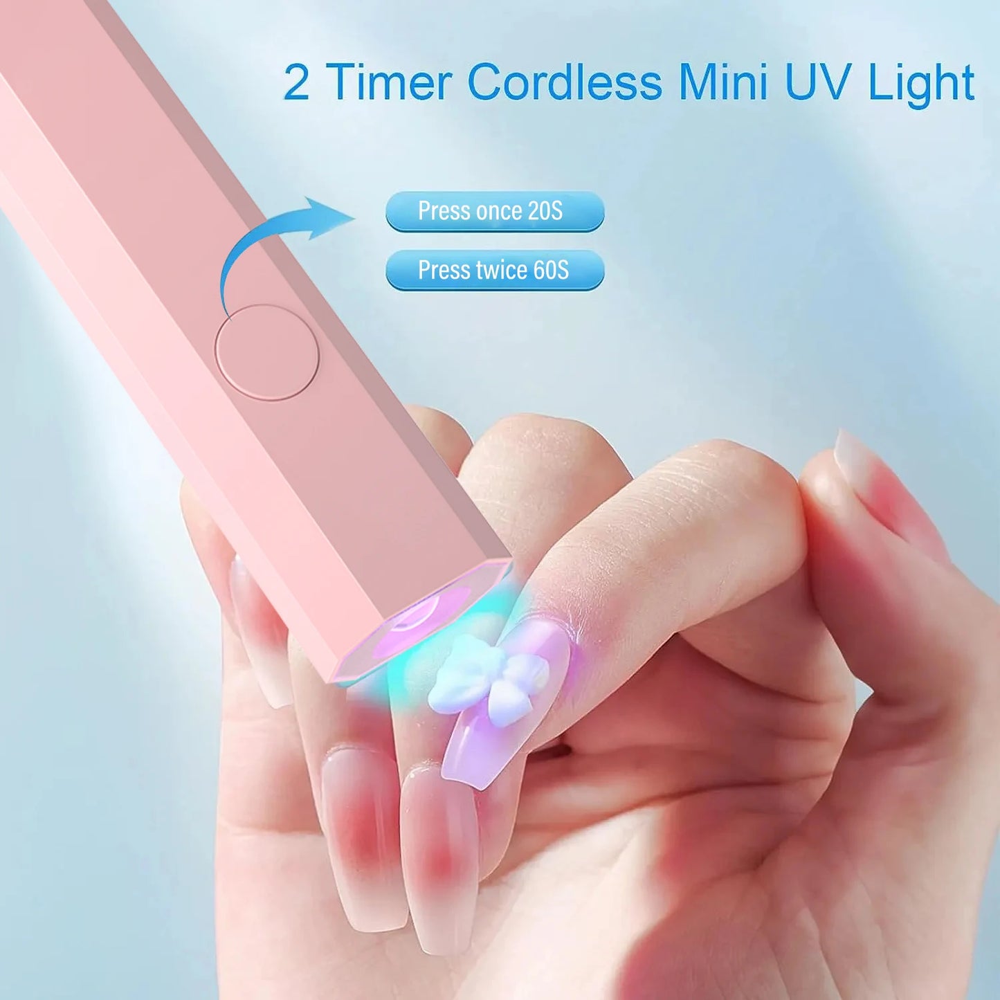 Handheld USB Rechargeable UV/LED Nail Dryer Lamp