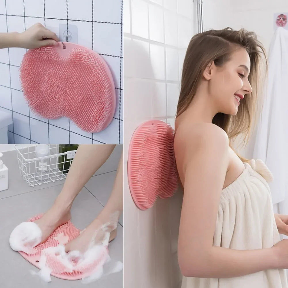 Silicone Shower Foot & Back Scrubber