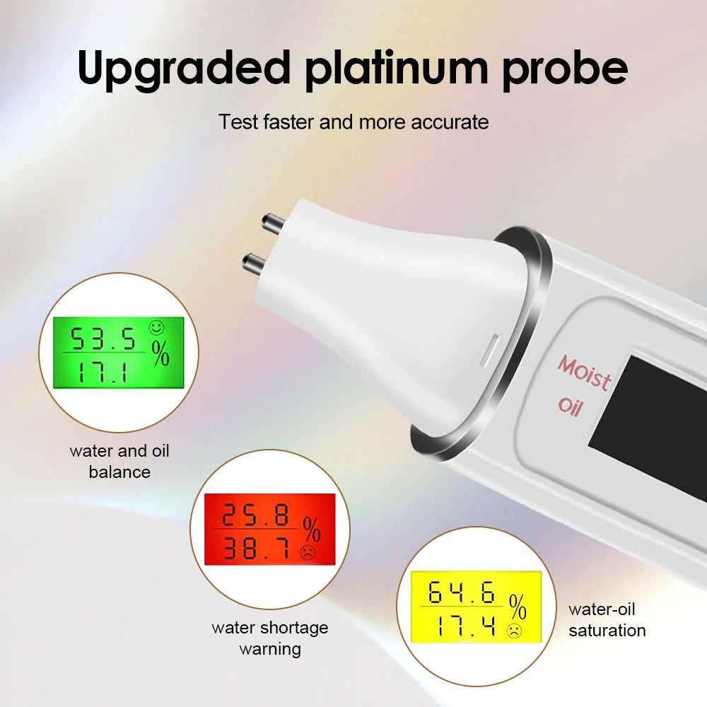 Portable Skin Analyzer Digital Moisture Tester