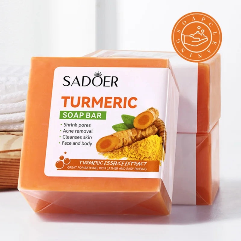 Herbal Turmeric Soap – Moisturizing, Oil Control