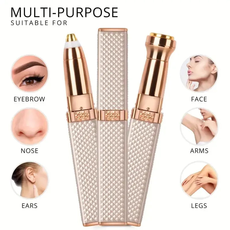 2-in-1 Rechargeable Eyebrow Razor