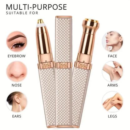 2-in-1 Rechargeable Eyebrow Razor