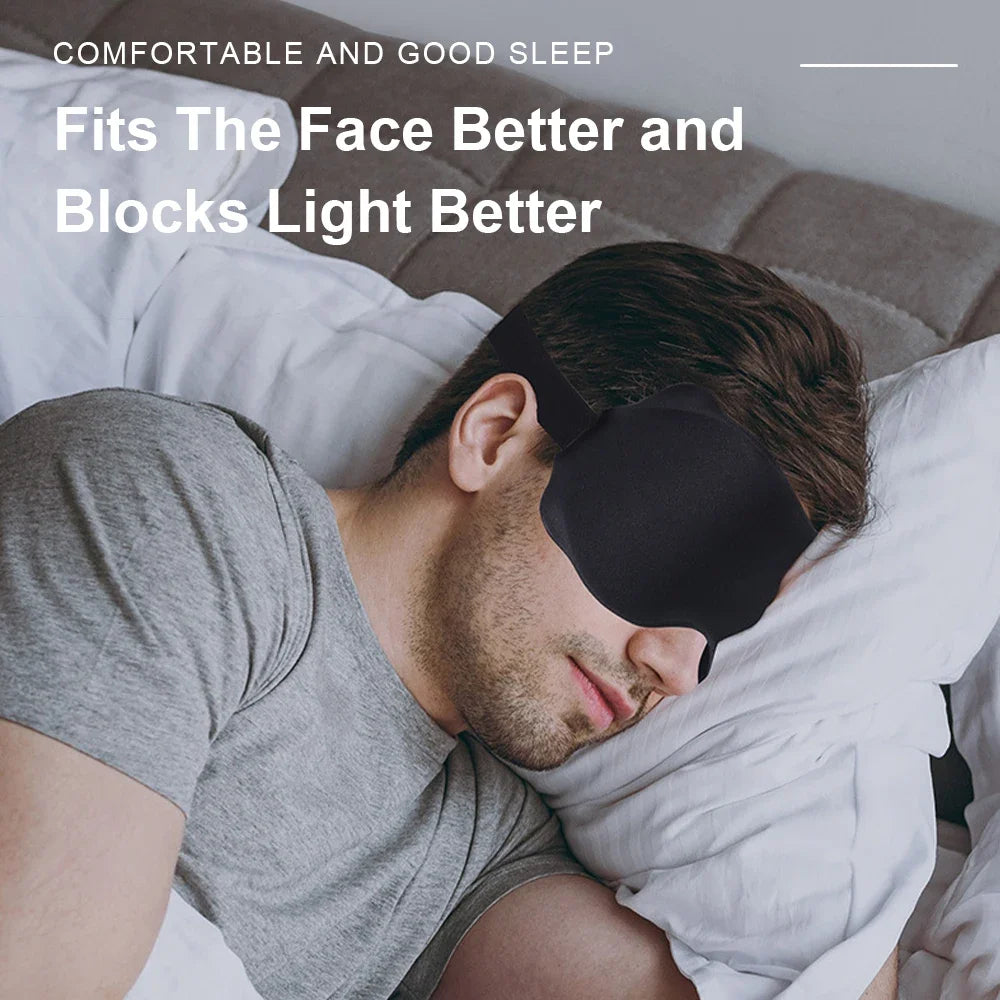 3D Contoured Sleep Mask – Light Blocking