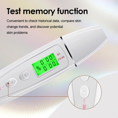 Portable Skin Analyzer Digital Moisture Tester