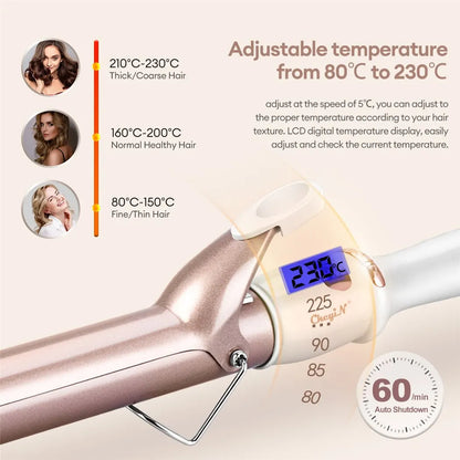 32mm 38mm Ceramic Electric Hair Curler