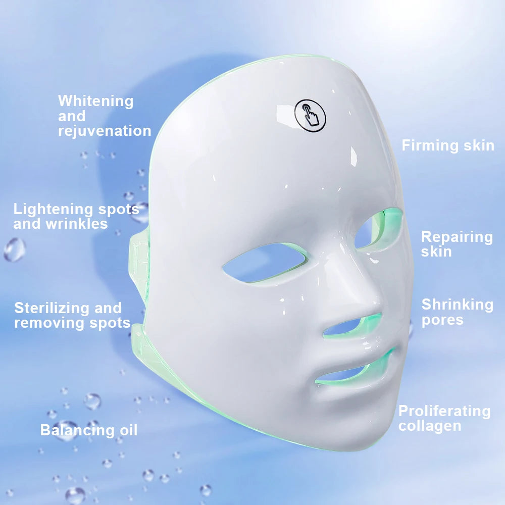 7-Color LED Facial Mask