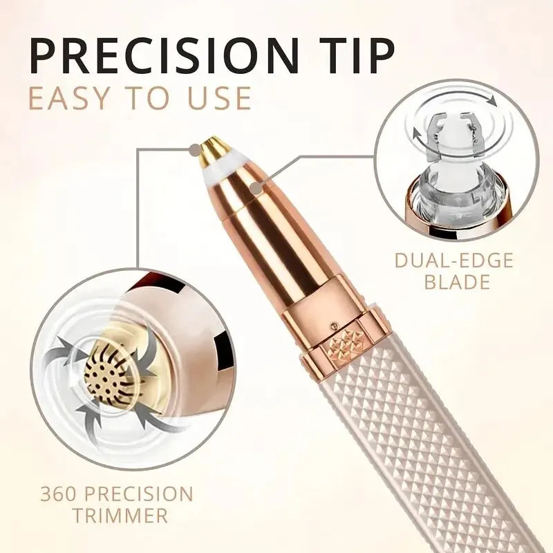 2-in-1 Rechargeable Eyebrow Razor
