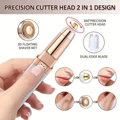 2-in-1 Rechargeable Eyebrow Razor