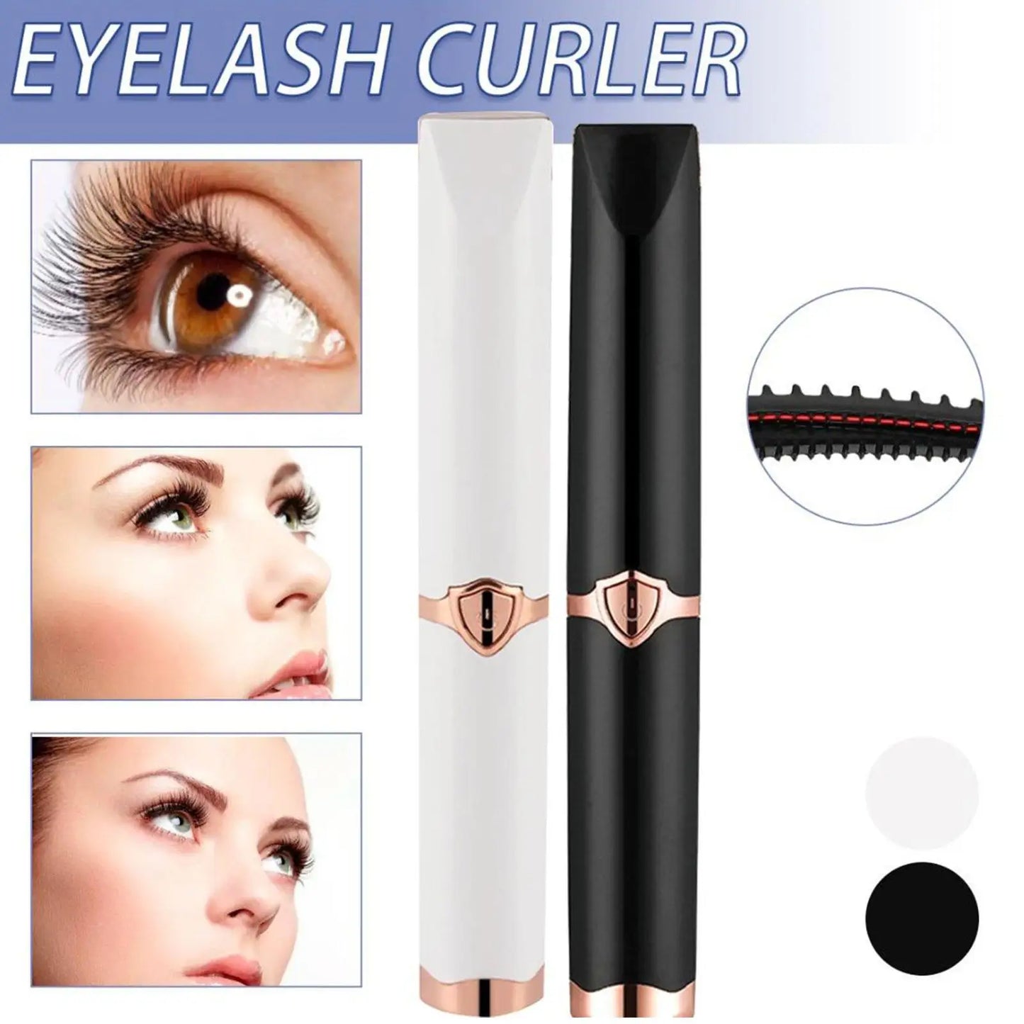 Portable Heated Eyelash Curler