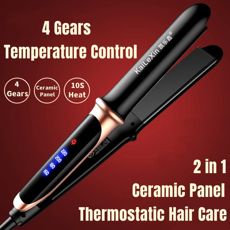 2-in-1 Professional Hair Straightener