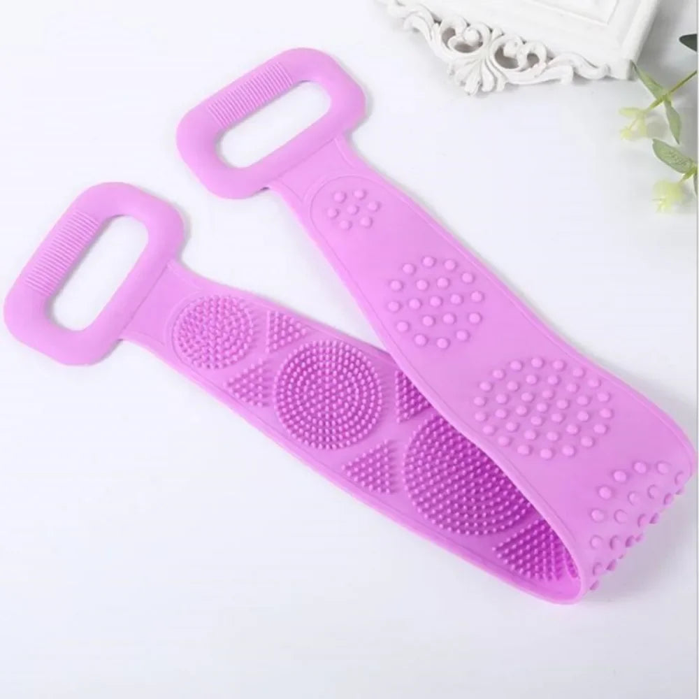 Silicone Body Scrubber – Exfoliating Back Massage Brush