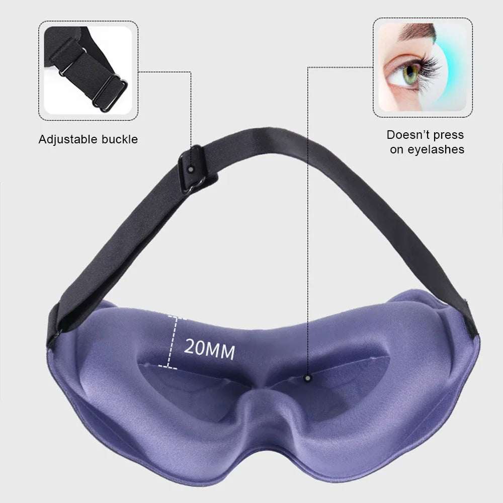 3D Contoured Sleep Mask – Light Blocking