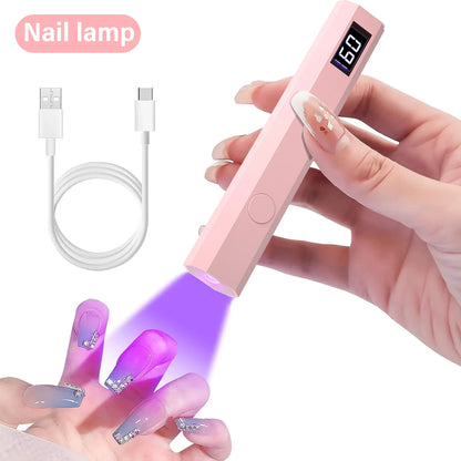 Handheld USB Rechargeable UV/LED Nail Dryer Lamp