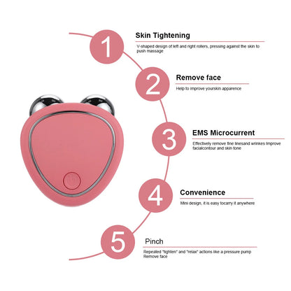 EMS Face Lifting Massager Microcurrent Roller