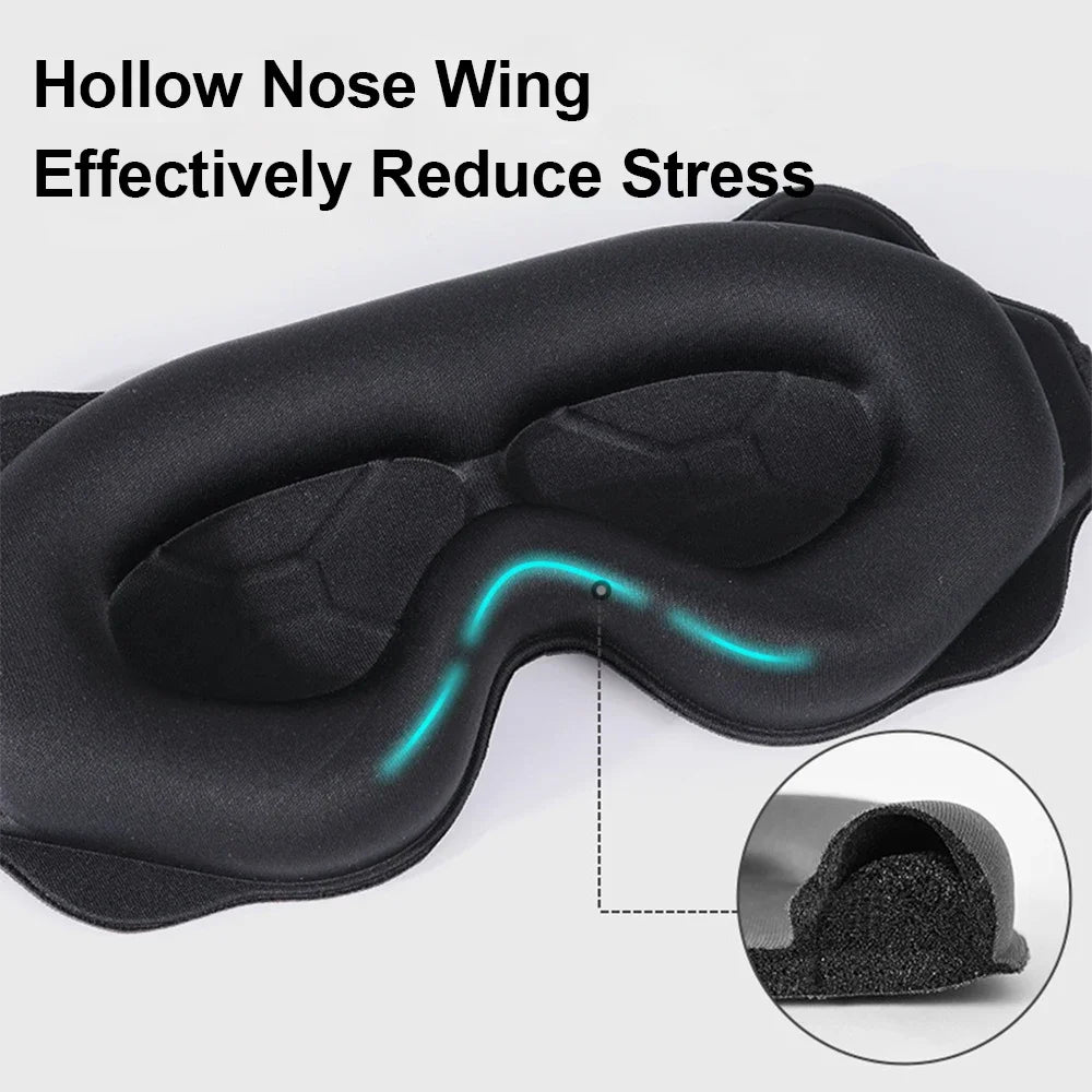 3D Contoured Sleep Mask – Light Blocking